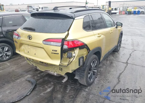 2023 Toyota Corolla Cross Hybrid Xse из США, поврежденный, VIN 7MUFBABG0PV011842